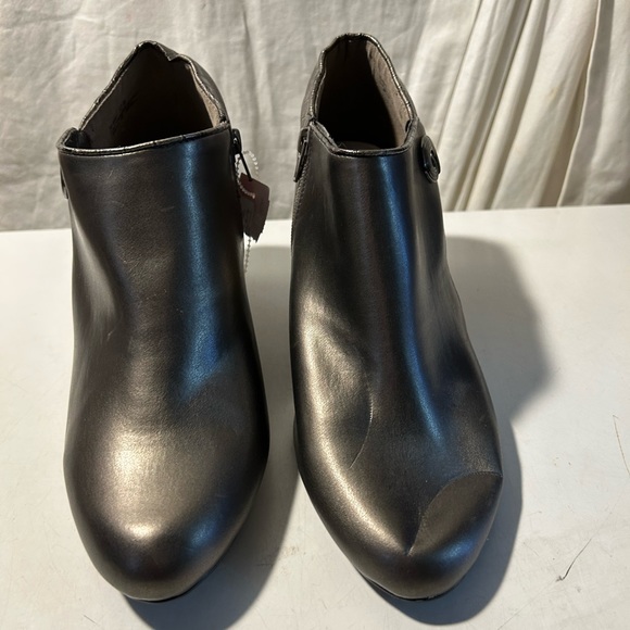 Pewter ankle booties 2” block heel zip up side various sizes all NWT - Picture 7 of 7